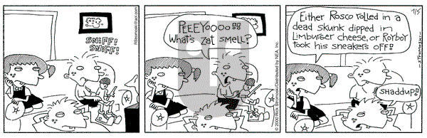 Soup to Nutz - Old on Wednesday July 5, 2000 Comic Strip