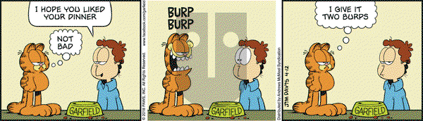 Garfield on Thursday April 12, 2018 Comic Strip