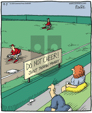 In the Bleachers on Monday November 1, 2004 Comic Strip