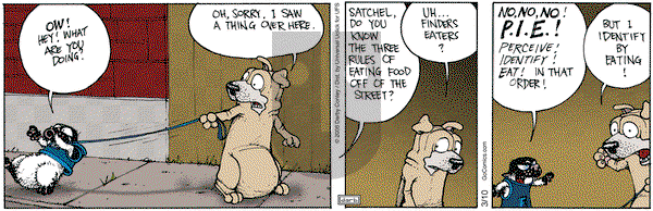 Get Fuzzy on Monday March 10, 2014 Comic Strip