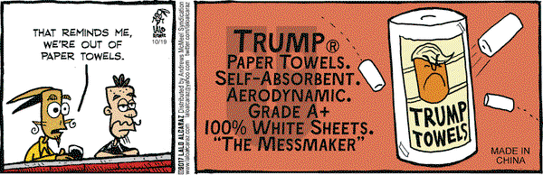 La Cucaracha - Thursday October 19, 2017 Comic Strip