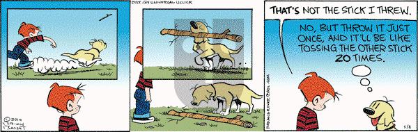 Red and Rover on Thursday May 8, 2014 Comic Strip