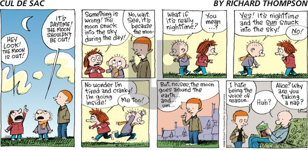Cul de Sac on Sunday March 10, 2013 Comic Strip