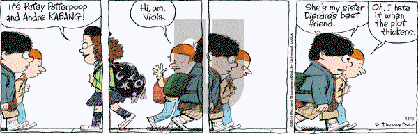 Cul de Sac on Tuesday November 9, 2010 Comic Strip