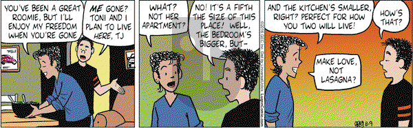 Luann - Tuesday August 9, 2016 Comic Strip