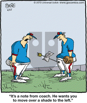 In the Bleachers on Friday June 25, 2010 Comic Strip