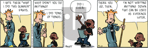 Frazz on Thursday September 10, 2009 Comic Strip