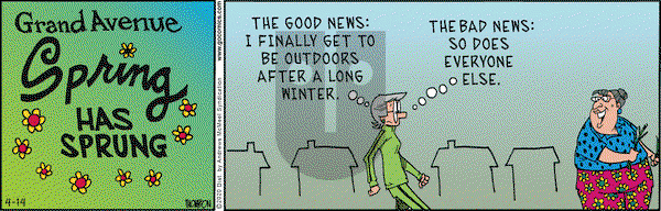 Grand Avenue on Tuesday April 14, 2020 Comic Strip