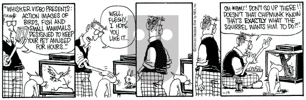 Monty on Monday January 19, 2004 Comic Strip