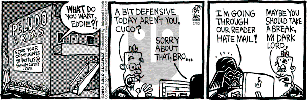 La Cucaracha on Friday February 12, 2010 Comic Strip