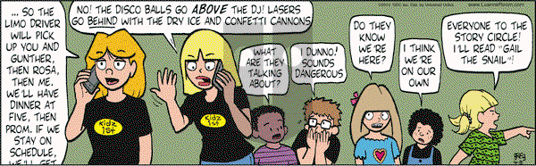 Luann on Tuesday April 8, 2014 Comic Strip