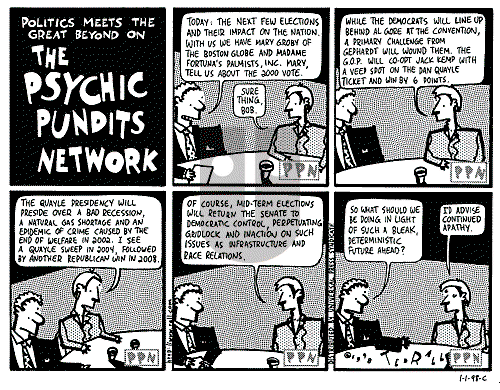 Ted Rall on Monday January 5, 1998 Comic Strip