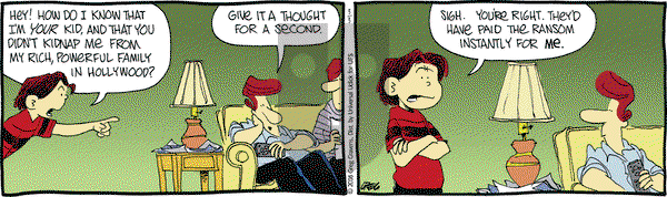 The Buckets on Thursday March 3, 2016 Comic Strip