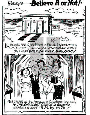 Ripley's Believe It or Not on Thursday September 19, 2002 Comic Strip