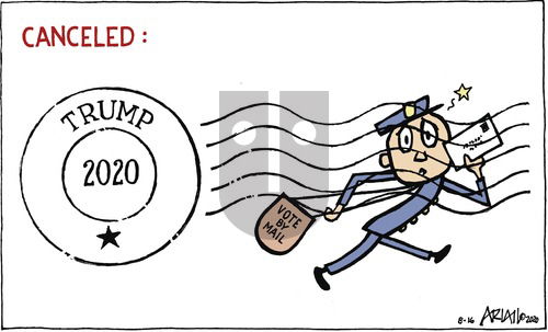 Robert Ariail on Sunday August 16, 2020 Comic Strip