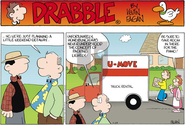 Drabble on Sunday November 23, 2008 Comic Strip