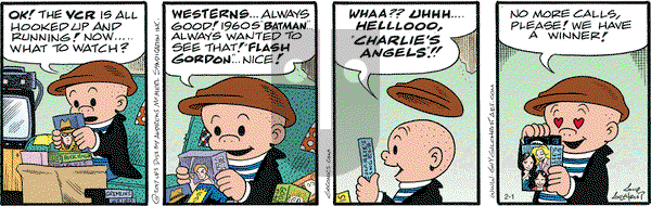 Nancy on Wednesday February 1, 2017 Comic Strip