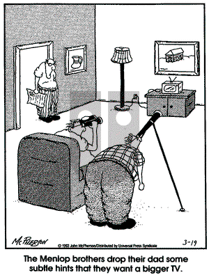 Close to Home on Friday March 19, 1993 Comic Strip
