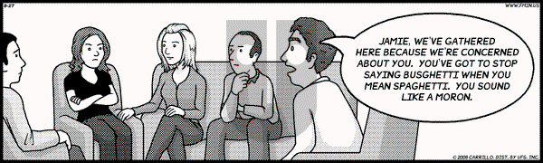 F Minus on Wednesday August 27, 2008 Comic Strip
