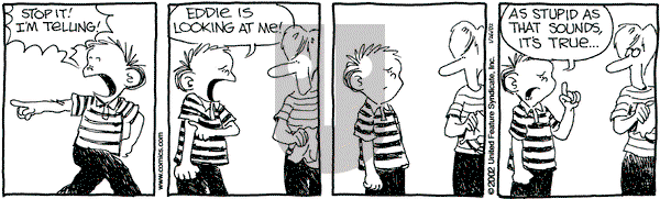 The Buckets on Saturday January 26, 2002 Comic Strip