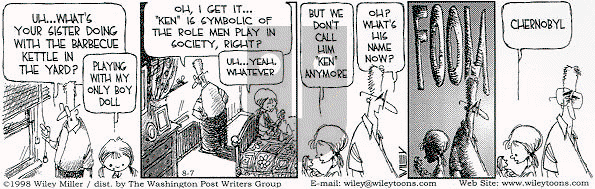 Non Sequitur on Wednesday September 9, 1998 Comic Strip