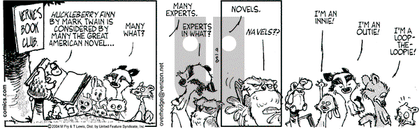 Over the Hedge on Wednesday September 8, 2004 Comic Strip