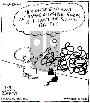 Kit 'N' Carlyle on Tuesday February 11, 2003 Comic Strip