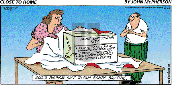 Close to Home on Sunday August 13, 2000 Comic Strip