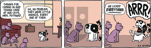 Pooch Cafe - Thursday August 9, 2012 Comic Strip