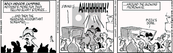 Over the Hedge on Friday August 13, 1999 Comic Strip