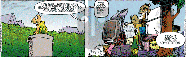 Over the Hedge on Tuesday July 22, 2014 Comic Strip