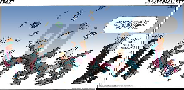 Frazz on Sunday February 3, 2002 Comic Strip