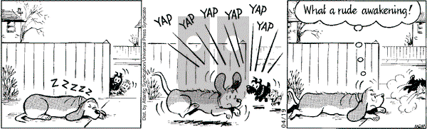 Fred Basset on Saturday April 19, 2008 Comic Strip