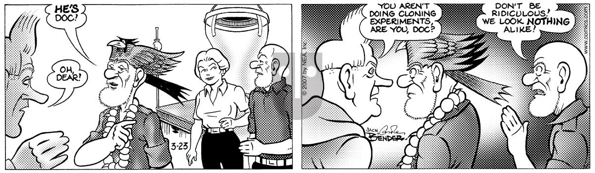 Alley Oop - Friday March 23, 2007 Comic Strip