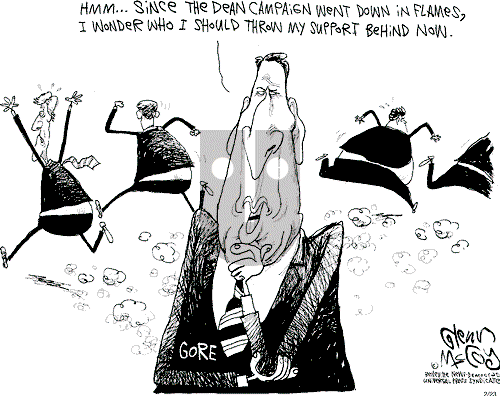 Glenn McCoy on Monday February 23, 2004 Comic Strip