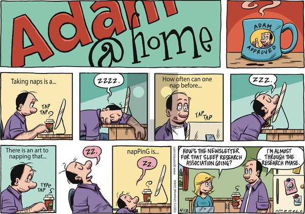 Adam@Home on Sunday April 12, 2015 Comic Strip