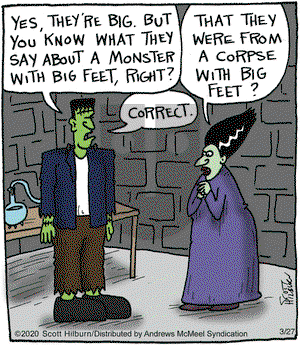 The Argyle Sweater - Friday March 27, 2020 Comic Strip