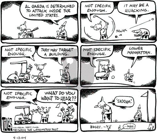 Tom Toles on Tuesday April 13, 2004 Comic Strip