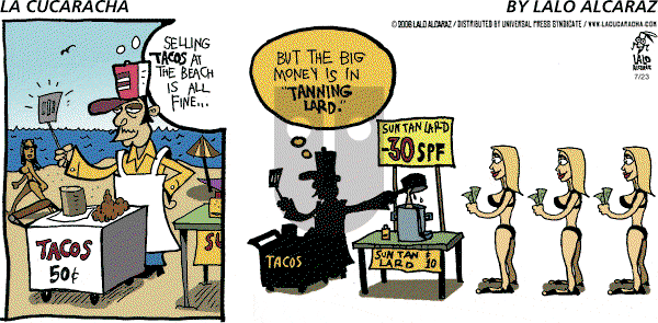 La Cucaracha on Sunday July 23, 2006 Comic Strip