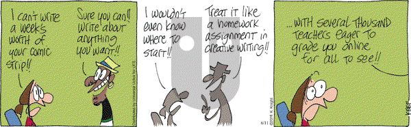 The Knight Life on Wednesday June 11, 2014 Comic Strip