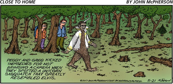 Close to Home on Sunday May 21, 2017 Comic Strip