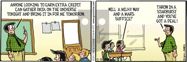 Grand Avenue on Monday October 31, 2011 Comic Strip