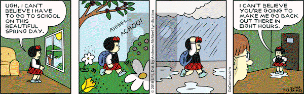 Nancy - Friday April 13, 2018 Comic Strip