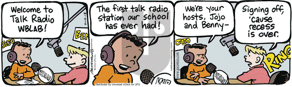 JumpStart on Thursday September 12, 2013 Comic Strip