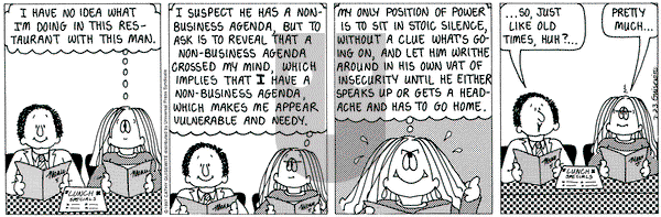 Cathy Classics on Wednesday July 23, 1997 Comic Strip