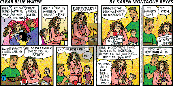 Clear Blue Water on Sunday May 13, 2007 Comic Strip