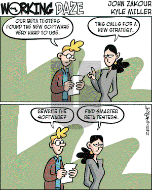 Working Daze on Wednesday March 7, 2007 Comic Strip