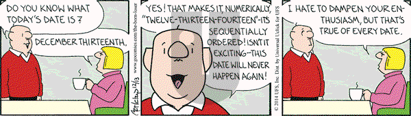 The Born Loser on Saturday December 13, 2014 Comic Strip