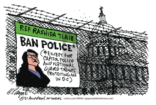 Henry Payne on Friday April 16, 2021 Comic Strip