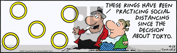 Frank and Ernest on Monday April 13, 2020 Comic Strip